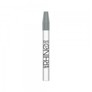 White Rhino Glass Straw - Quartz - (Display of 100)